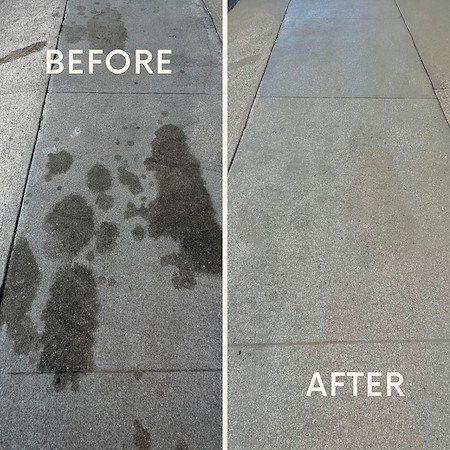 Driveway Oil Stains vs. Rust Stains: What Pressure Washing Can Really Fix