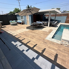 Backyard-Paver-Sealing-Project-in-Torrance-CA-Wood-Look-Pavers-Enhanced-by-Exterior-Cleanse 5