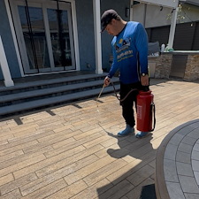 Backyard-Paver-Sealing-Project-in-Torrance-CA-Wood-Look-Pavers-Enhanced-by-Exterior-Cleanse 2